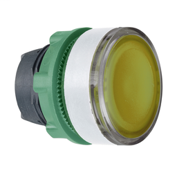ZB5AH0583C1 - Orange flush illuminated pushbutton head Ø22 push-push for integral LED cp white