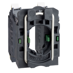 ZB5AZ1035 - Single contact block with body/fixing collar 2NO spring clamp terminal