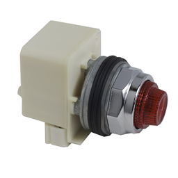 9001KP7LRR31 - 30mm Pilot Light, 220-240v, red LED