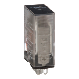 781XAXRC-12D - Power relay, Legacy, 15A, SPDT, 12 VDC, clear cover