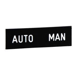 ZBY02464 - Marked legend 8 x 27 mm for legend holder 30 x 40 mm – AUTO-MAN