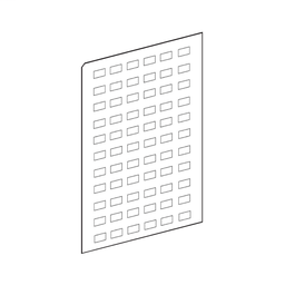 ZBCY1101 - Sheet of 66 self-adhesive unmarked legends