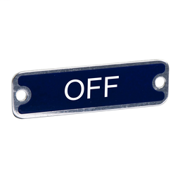 9001KN804 - PUSH BUTTON LEGEND PLATE 30MM T-K