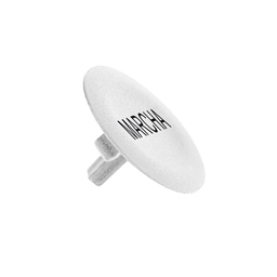 ZBA1442 - White cap marked MARCHA for circular pushbutton Ø22