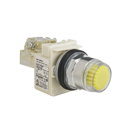 9001K1L38LYYH13 - PUSH BUTTON 600VAC 10A 30MM T-K
