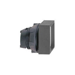 ZB5CA16 - White square recessed pushbutton head Ø22 spring return unmarked