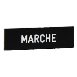 ZBY02103 - Marked legend 8 x 27 mm for legend holder 30 x 40 mm – MARCHE