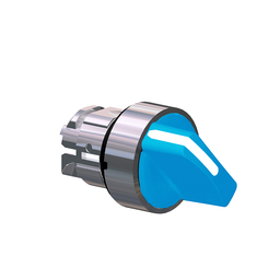 ZB4BD206 - Blue selector switch head Ø22 2-position stay put