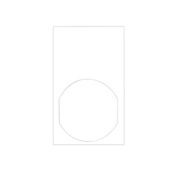 ZBY65101 - Name plate 30 X 50 white – black marking