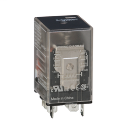782XBXC-110D - Power relay, Legacy, 15A, DPDT, 110 VDC, clear cover
