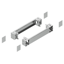 NSYSPFX10100H - Spacial – plain front panel plinth W1000 H100 stainless steel 316L