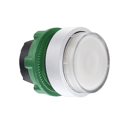 ZB5AW17C1 - Clear projecting illumiated pushbutton head BA9S cp white