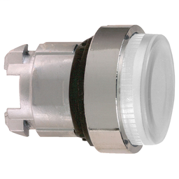 ZB4BW17S - Clear projecting illuminated pushbutton head Ø22 spring return for BA9s bulb