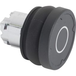ZB4BC28021 - Pushbutton head for harsh environment – black – with marking