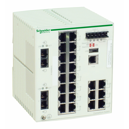 TCSESM243F2CU0 - Ethernet TCP/IP managed switch – ConneXium -22TX/2FX – multimode