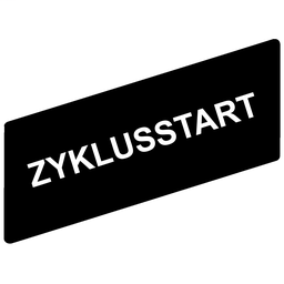 ZBY02295 - Marked legend 8 x 27 mm for legend holder 30 x 40 mm – ZYKLUSSTART