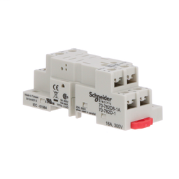 70-782D8-1A - Socket, Legacy general purpose relay accessory, DPDT, 16A, 300 V, 8 pins, screw clamping terminal, 782 series