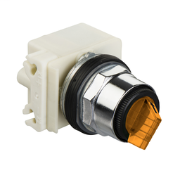 9001K34J1A - Selector switch Ø 30 – 2 positions – spring return right to left – incandescent