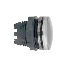 ZB5AV07S - Clear pilot light head ø22 grooved lens for ba9s bulb