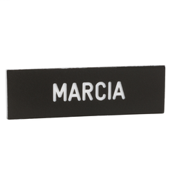 ZBY02603 - Marked legend 8 x 27 mm for legend holder 30 x 40 mm – MARCIA