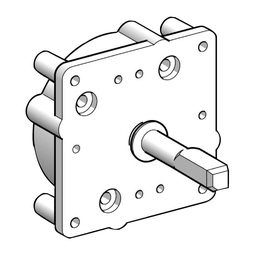 KZ141 - Replacement multi-fixing plate – multi-fixing front mounting body