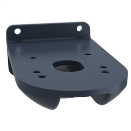 XVUZ12 - Fixing plate for use on vertical support for modular tower lights, black, Ø60