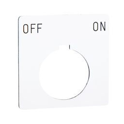 9001KN145WP - PUSH BUTTON LEGEND PLATE 30MM T-K