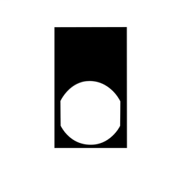 ZBY62101 - Name plate 30 x 50 mm black – unmarked