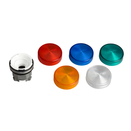 ZB4BV003S - Pilot light head Ø22 with 5-colour grooved lens for integral LED