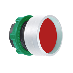 ZB5AA46C1 - Red pushbutton head recessed colour plated white