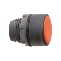 ZB5AA44 - Red flush pushbutton head Ø22 spring return unmarked
