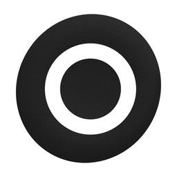 ZBAF232 - Black plain cap O for flush mounted push button