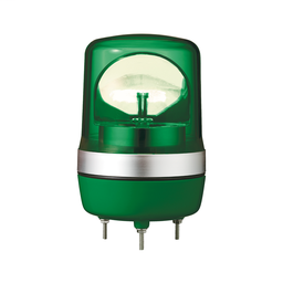 XVR10B03 - Rotating beacon, 106 mm, green, without buzzer, 24 V AC DC