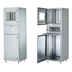 NSYSMX16660PC - Stainless 304L PC rack, Micro-beading finishing, H1600xW600xD600mm.