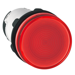 XB7EV74P - Round pilot light Ø 22 – red – bulb BA 9s – 230 V – screw clamp terminals