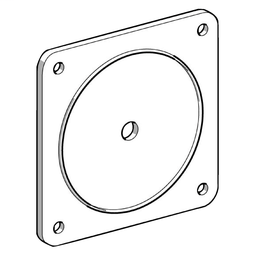KZ62 - IP 65 seal for 60 x 60 mm front plate and front mounting cam switch – set of 5