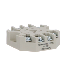 70-169-1 - Socket, Legacy general purpose relay accessory, DPDT, 15A, 300 V, 8 pins, screw clamp terminal, 750R/750H series