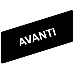 ZBY02605 - Marked legend 8 x 27 mm for legend holder 30 x 40 mm – AVANTI