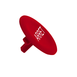 ZBA433 - Red cap marked ARRET for circular pushbutton Ø22
