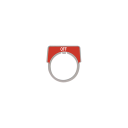 9001KN204 - PUSH BUTTON LEGEND PLATE 30MM T-K