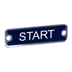 9001KN801 - PUSH BUTTON LEGEND PLATE 30MM T-K