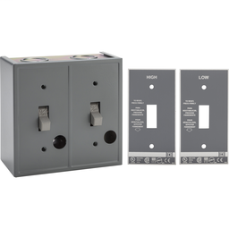 2512KG11 - Two Speed Manual Switch – NEMA 1 – 2P – Toggle Operated – No Indicator – 600VAC