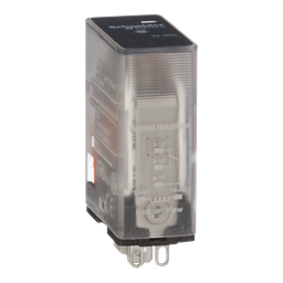 781XAXRC-24A - Power relay, Legacy, 15A, SPDT, 24 VAC, clear cover