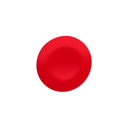 ZBA74 - Red cap unmarked for rectangular multiple-headed pushbutton Ø22