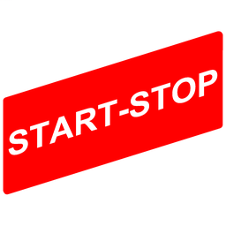 ZBY02366 - Marked legend 8 x 27 mm for legend holder 30 x 40 mm – STOP-START