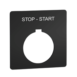 9001KN755BP - PUSH BUTTON LEGEND PLATE 30MM T-K