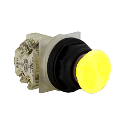 9001SKR24YH6 - PUSHBUTTON 600VAC 10AMP 30MM SK +OPTIONS