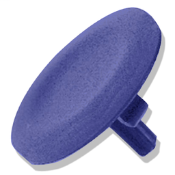ZBL6 - Blue cap unmarked for circular projecting pushbutton Ø22