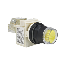 9001SK1L1YH13 - PUSHBUTTON 600VAC 10AMP 30MM SK +OPTIONS