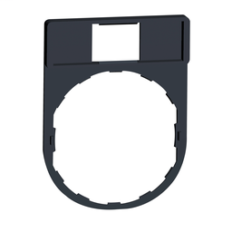 ZBZ32 - Legend holder 30 x 40 mm with legend 8 x 27 mm unmarked